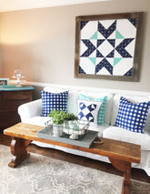 Jumping Jack Barn Star Quilt Pattern - PDF